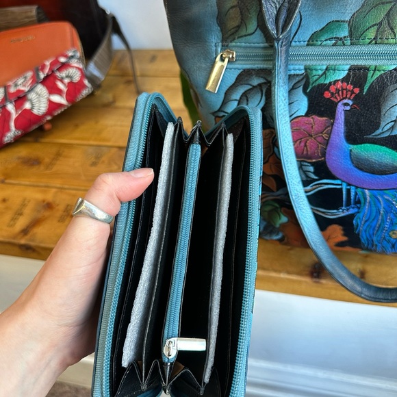 Biacci Hand-Painted Bag & Wallet Set - Picture 5 of 7